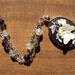 Butterfly Cameo Necklace, Black and White Cameo Necklace