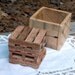 Miniature Pallet Coaster Set with Storage Box