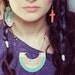 Boucles d'oreille CUTE CARA couleur menthe/corail