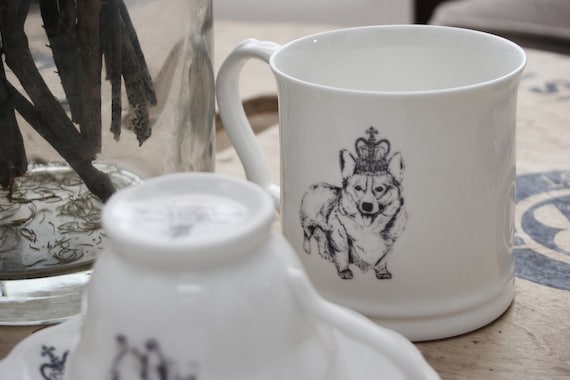 Made To Order Diamond Jubilee Royal Corgi Mug