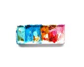 See The World in Color - 8x10 Print Vintage Paint Palette Modern Colorful Fine Art Photograph - BecaShoots