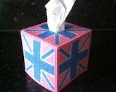 Union Jack Tissue Box Cover
