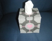 Portal Companion Cube  Tissue Box Cover