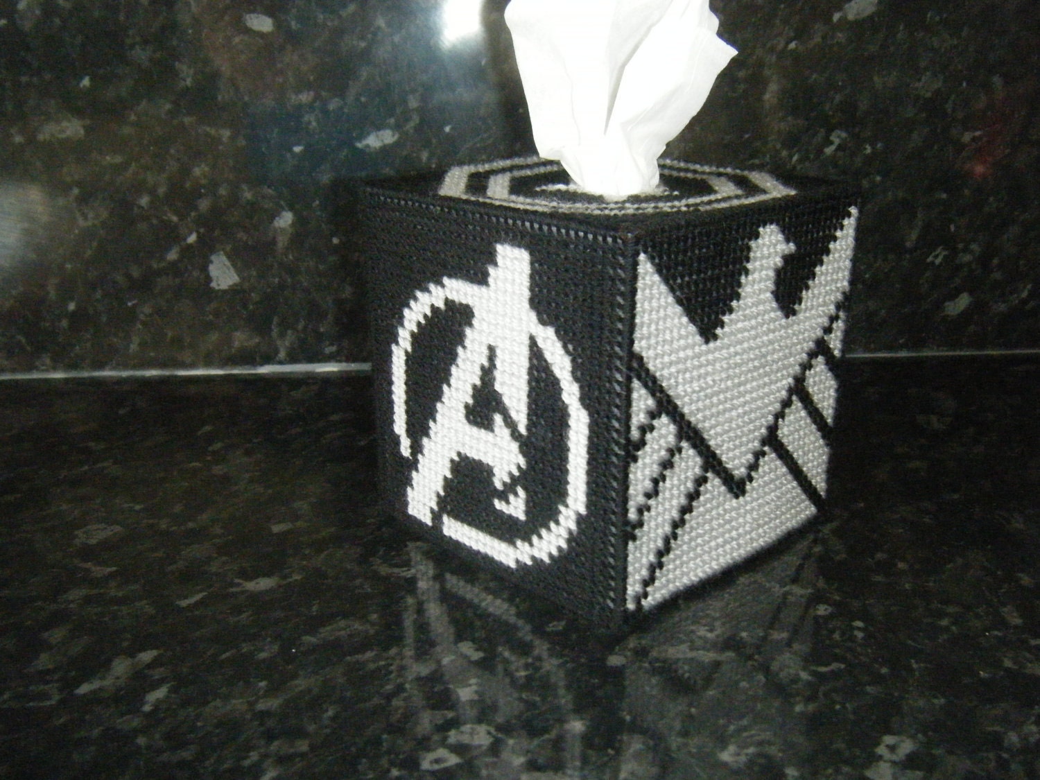AVENGERS Logo Tissue Box Cover