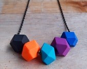 Electric Dreams Geo Pop necklace