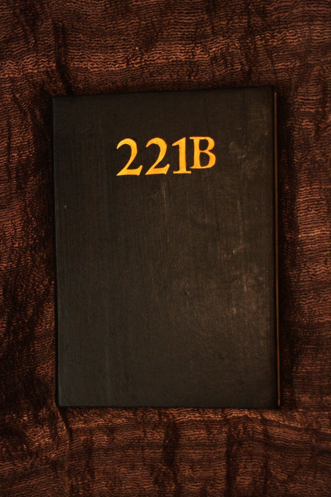 221B Baker Street Journal by sillylovecrafts on Etsy