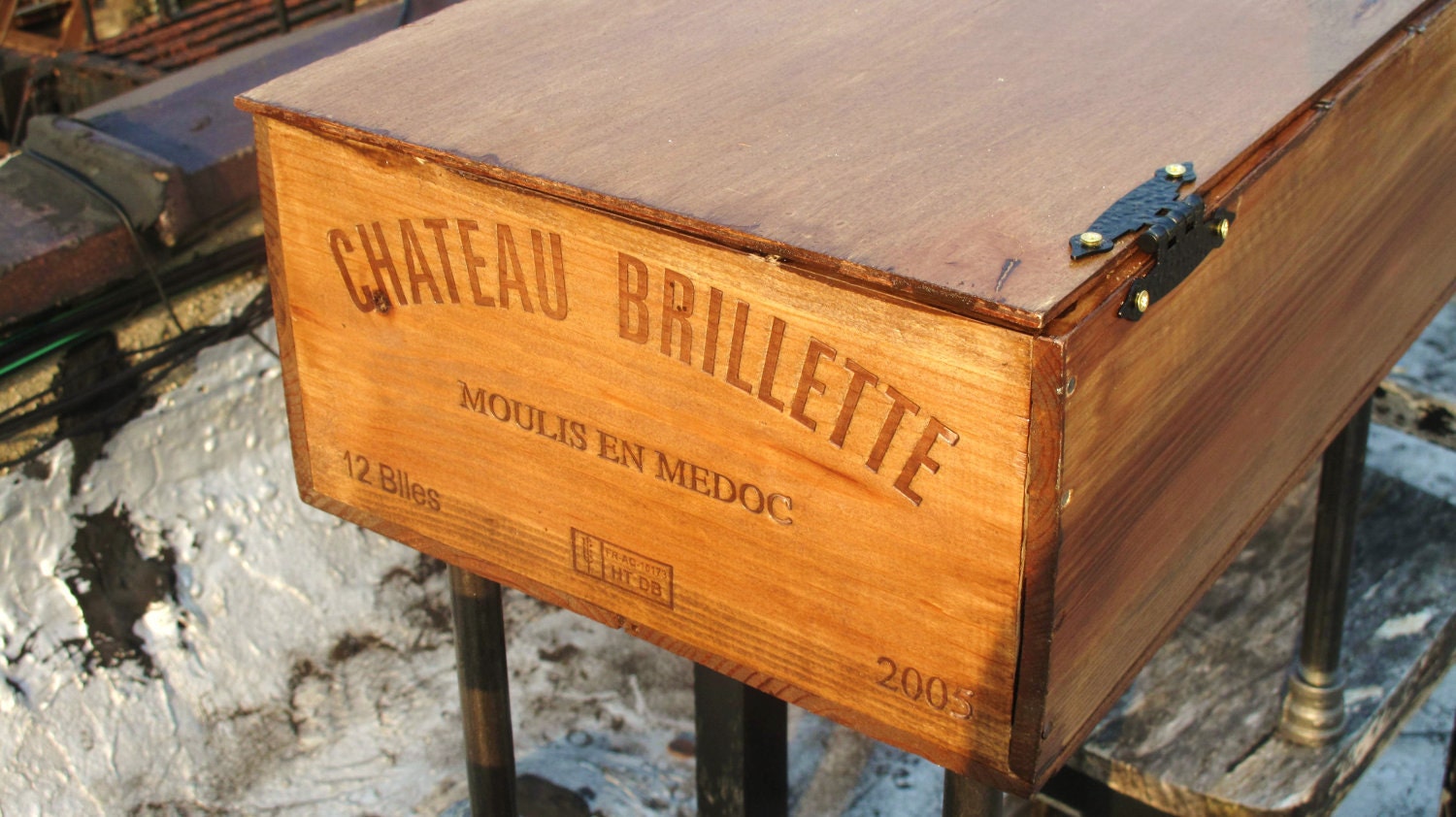 Wine Crate Coffee Table
