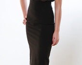 Baylis & Knight Black LOLA High Waisted Wiggle Pencil Skirt Dita Burlesque Office