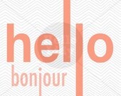 Hello Bonjour