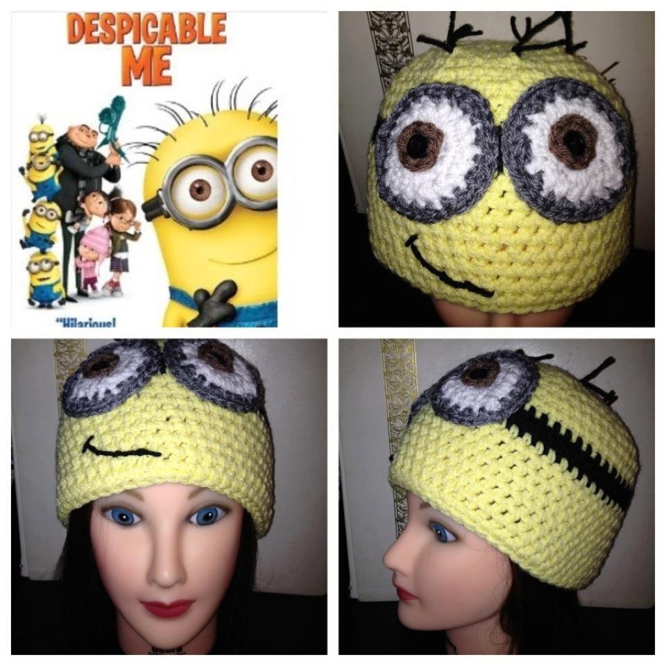 Crochet Despicable Me hat