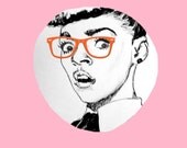 Janelle Monae Portrait Print-Pick Your Print