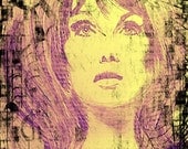 Jean Shrimpton Graphic Art Print