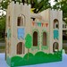 Castle Theater Set with Finger Puppets, Flag, flag pole, dragon and dungeon.
