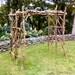 Rustic Handmade Mountain Laurel and Rhododendron Wedding Arch Log Cabin Furniture by J. Wade