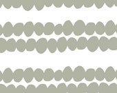 Lotta Jansdotter - BELLA Pebbles in Grey Plank - 1 Fat Quarter