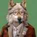 WOLF 8x10 archival art print