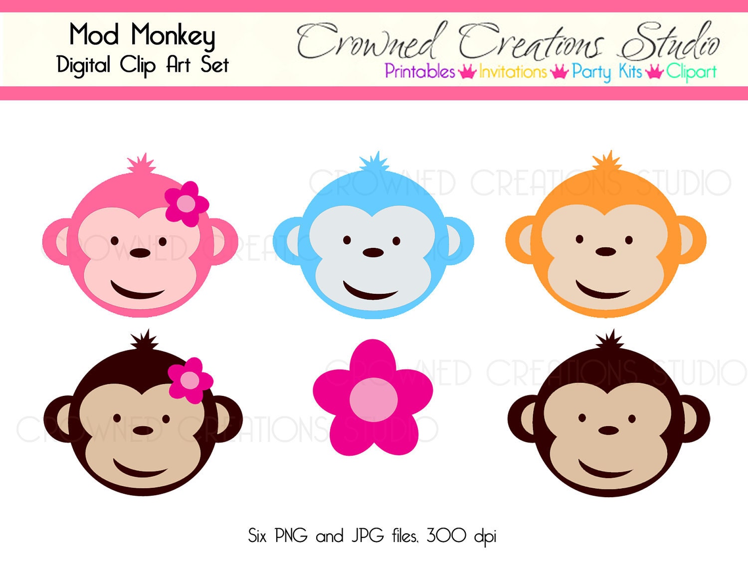 girl monkey clip art free - photo #38