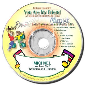 Personalized CD "You Are My Friend"