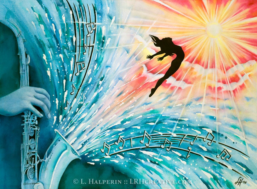 Rise Above It - Original Watercolor Painting