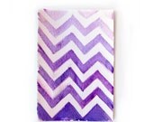 Watercolor painting-Chevron painted by watercolors
