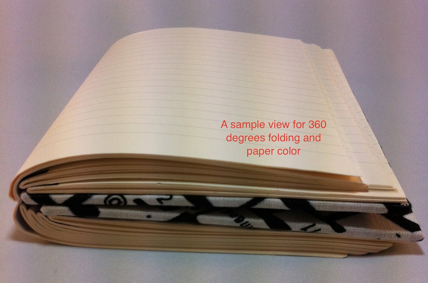 Handmade Fabric Journal - Coptic Stitched - Summer