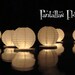 Floating paper lanterns (5 pack)
