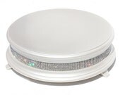 16 inch Ivory Pearl Diamond Wedding Cake Stand
