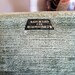 Vintage Velvet Jewelry Box Sage Green Made In Italy For Bloomingdales / Free Shipping Within US