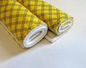 SALE Yellow and Black Burp Cloth set
