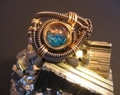 Steampunk Ring - Custom Unisex Wire Wrap - Antique bronze