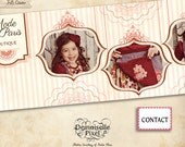 Facebook Timeline Cover, Blog Banner Template for Boutique, Small Business, Photographer