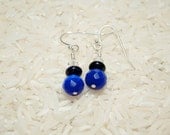 Navy Earrings