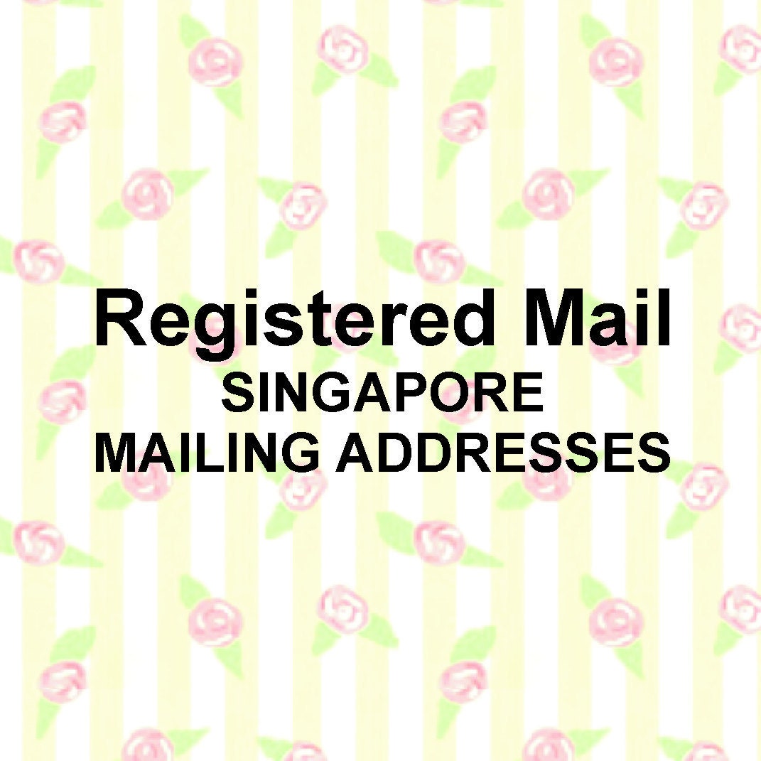 mailing addresses