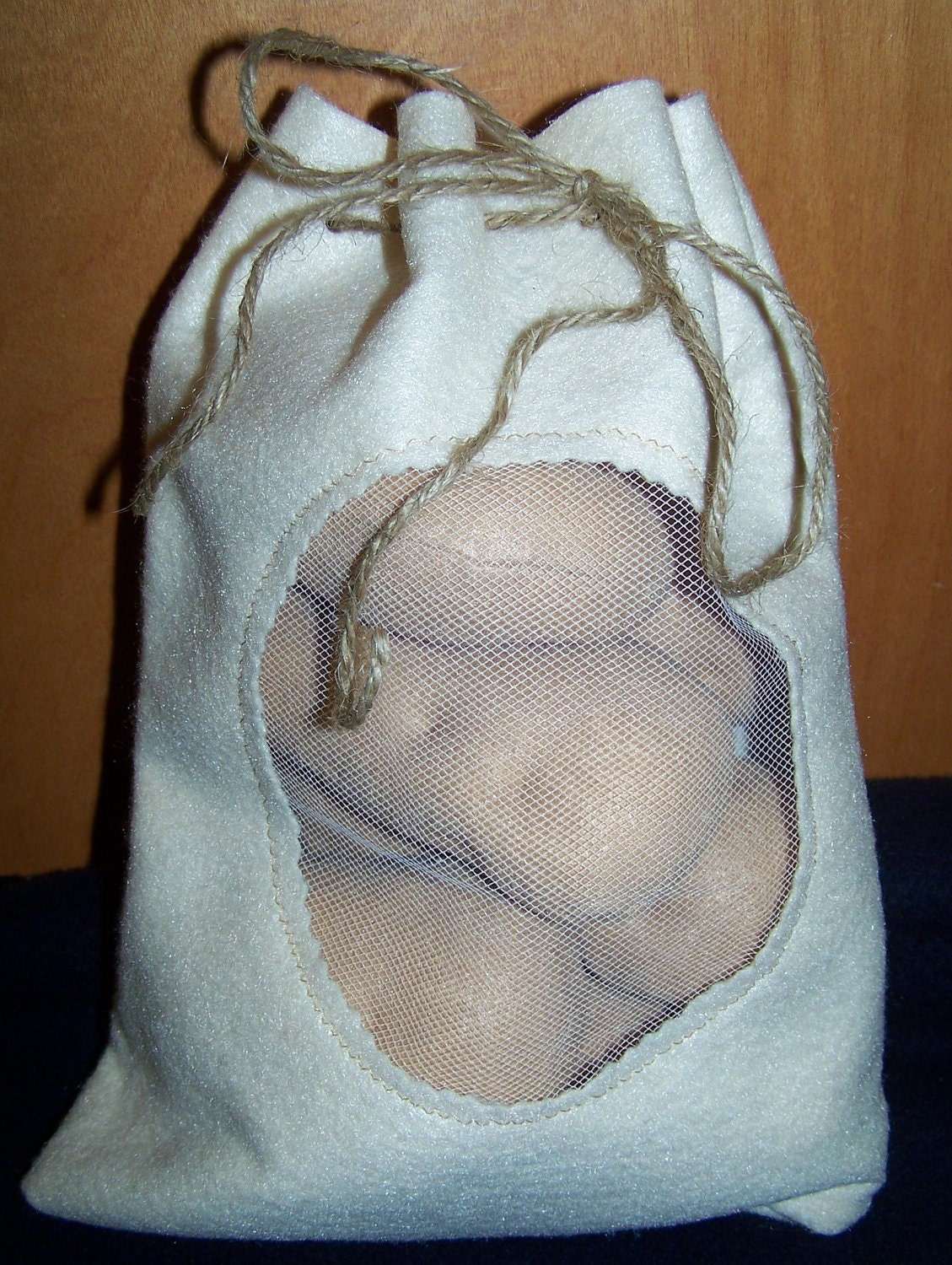 Handmade Felt Food- Sack of Potatoes