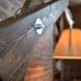 Rustic Wood Arc Floor Lamp