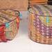 indian 1 pic ottioman pouf stool furniture pillow chair Decor Vintage