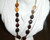 Neutral Colored Beaded Necklace