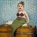 Little Mermaid crochet set -- Made to Order-- Newborn-3months -- available in newborn-2t sizes
