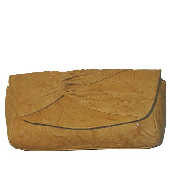 Charlie: Washed Lambskin Clutch