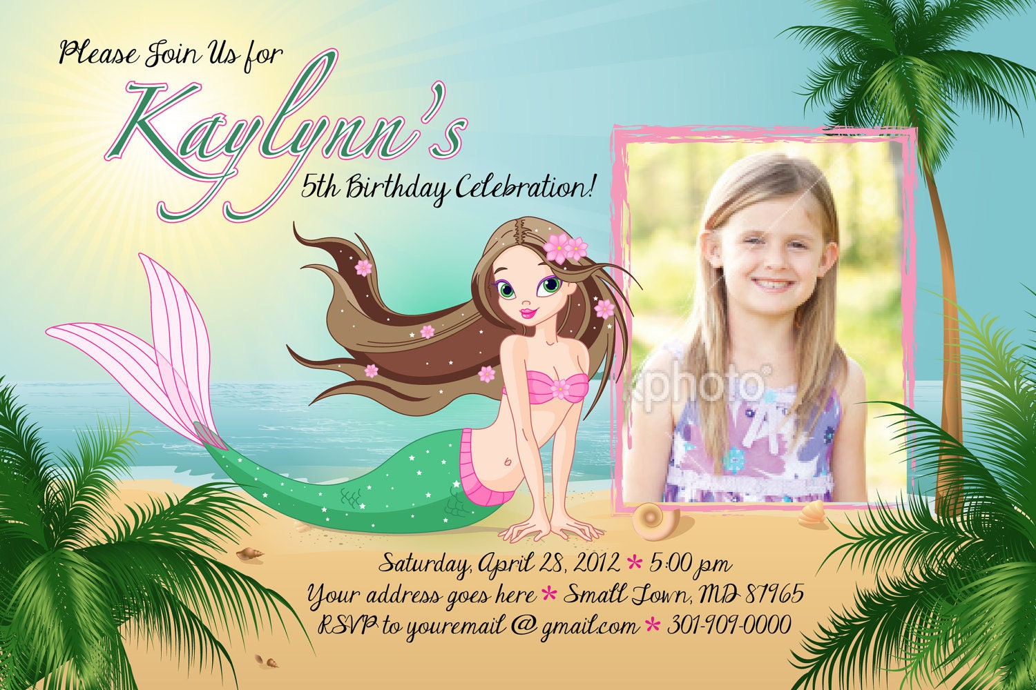 beach birthday party