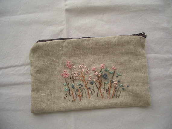 wild flower pouch