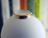 Stoneware big bottle with white English fine bone china  and real gold rim