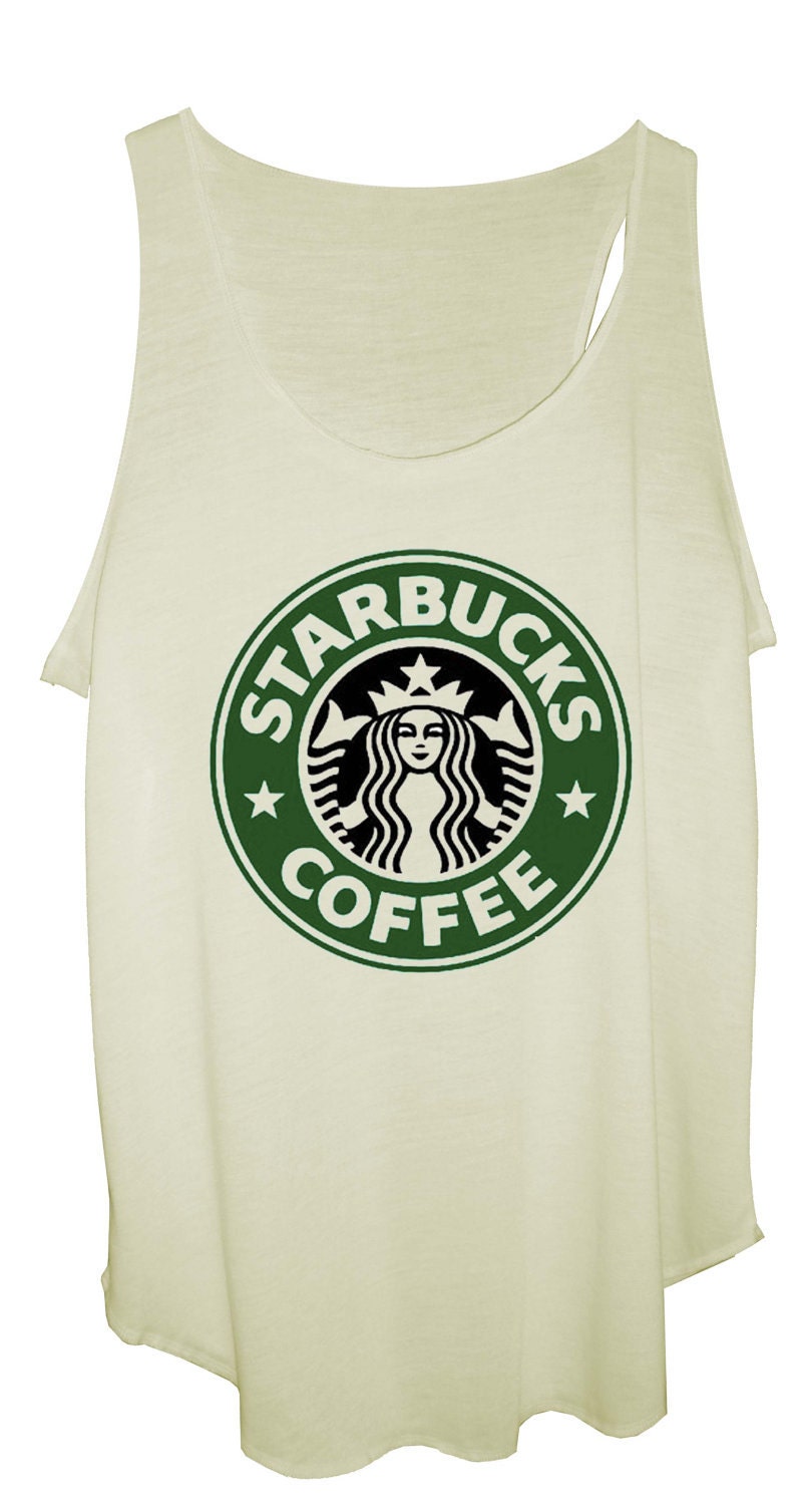 Starbucks Coffee Ladies Designer Soft Tank Top, Vest