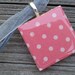 Pink with Tan Dots Pendant Necklace