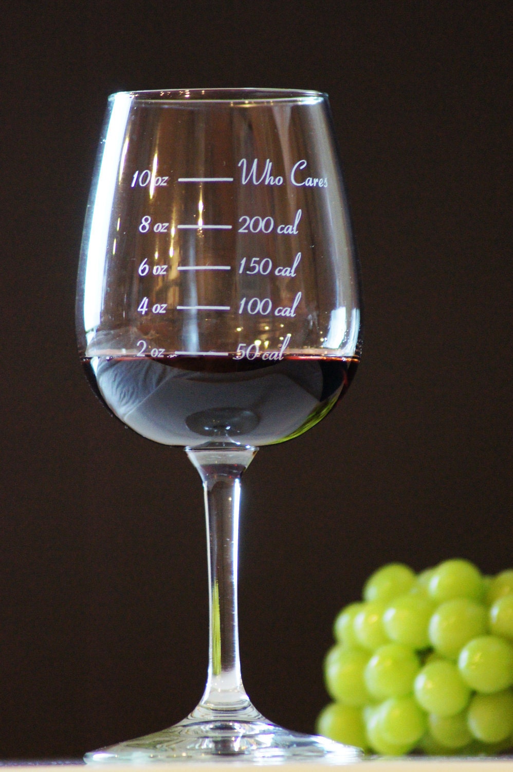 Caloric Cuvee: The calorie counting wine glass