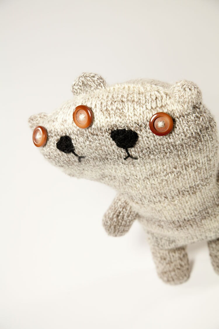 knitted bear