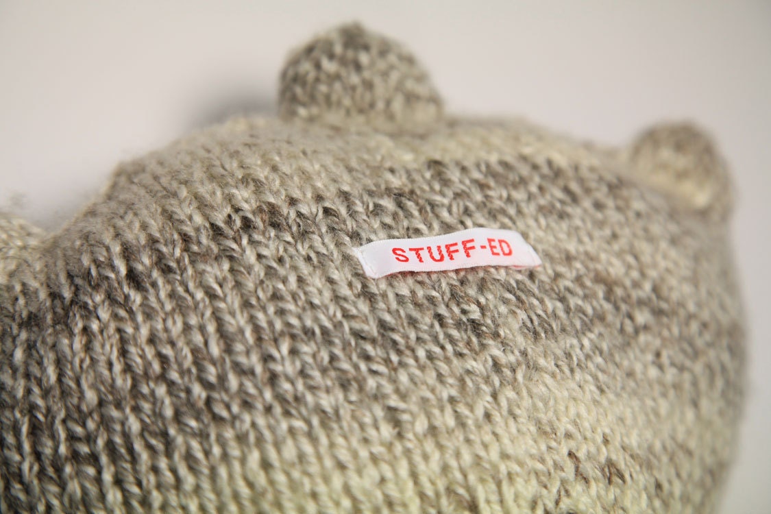 knitted bear