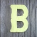 Shabby chic Decorative Wooden Letter B Nursery Kids Initial Wall Hanging Art Decor