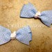 OMG that Baby Blue PIGGY set-pig tail set bows-baby bow- girls bow-basic bows-boutique bow-mini boutique hair bows