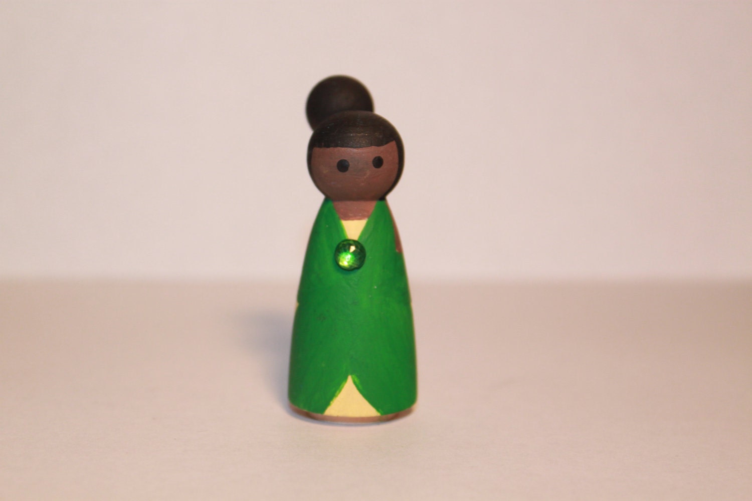 Tiana Wooden Peg Doll